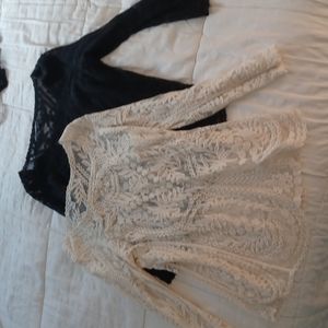 Women's Lace Tops Size M